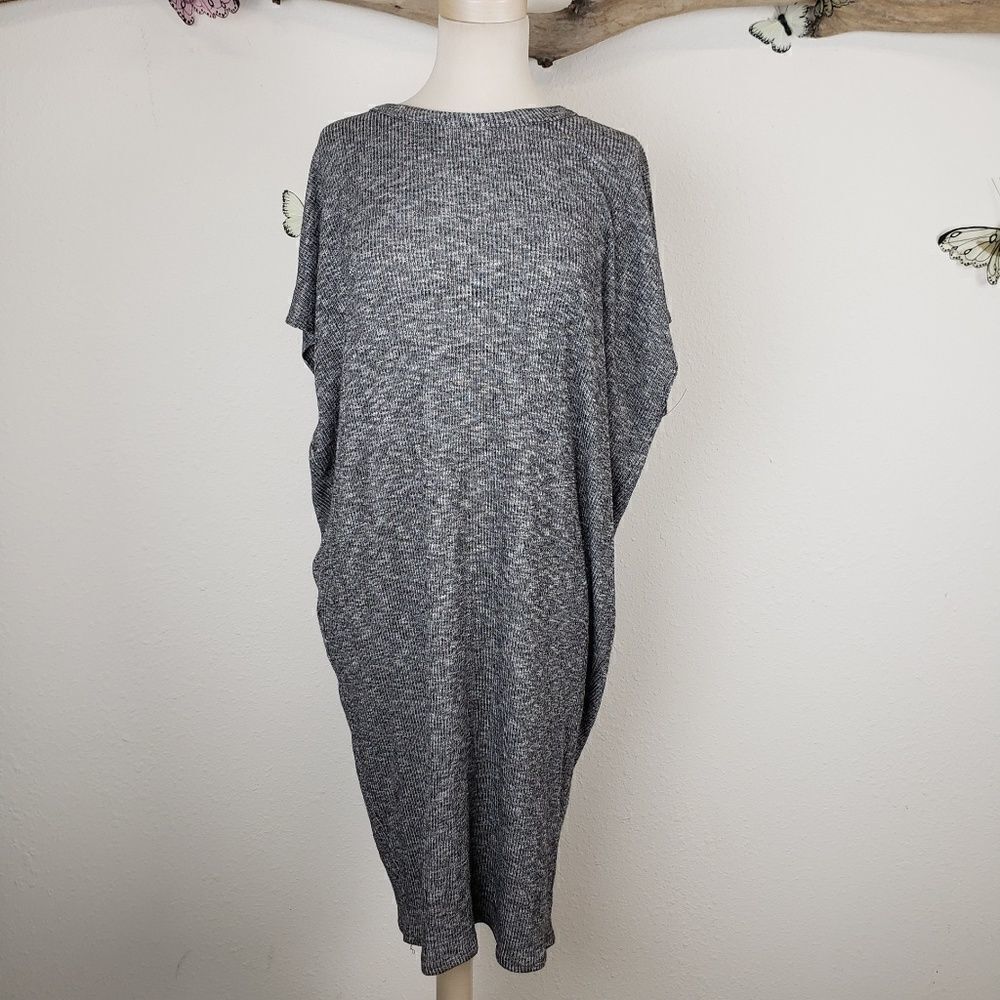 Audrey 3+1 cocoon style gray stretchy dress